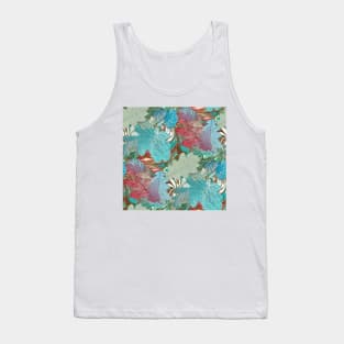 Autumn Leaves Collage Tank Top